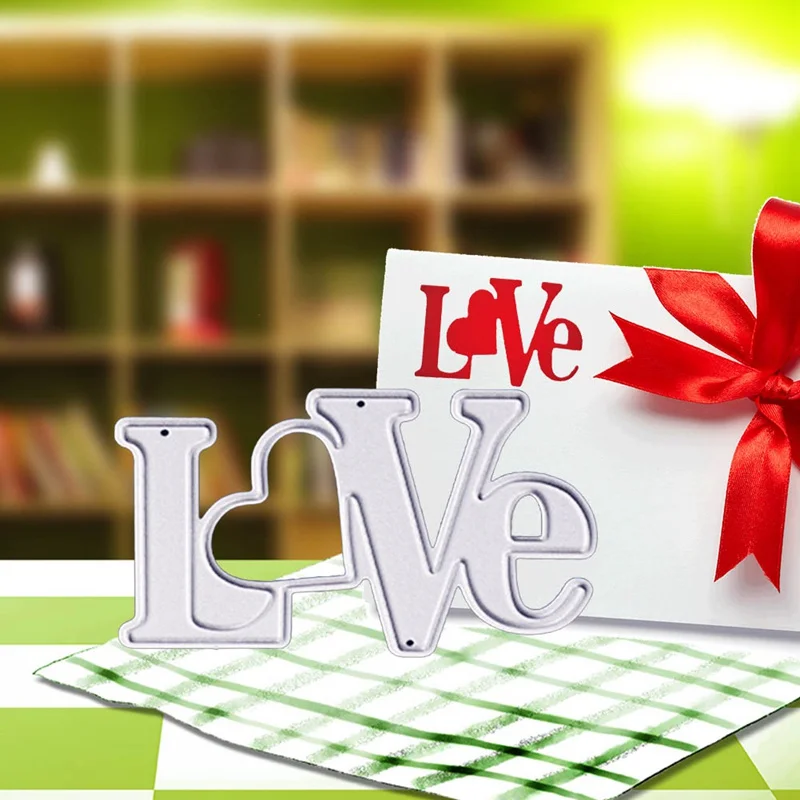 2018 металлические ремесленные надписи любовь высекальные штампы для