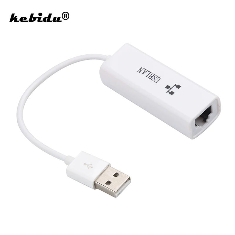 Сетевой адаптер kebidu Mini USB 1 2 0 к RJ45 сетевая Ethernet карта 10 100 Мбит/с для Windows XP Win 7 8 Mac