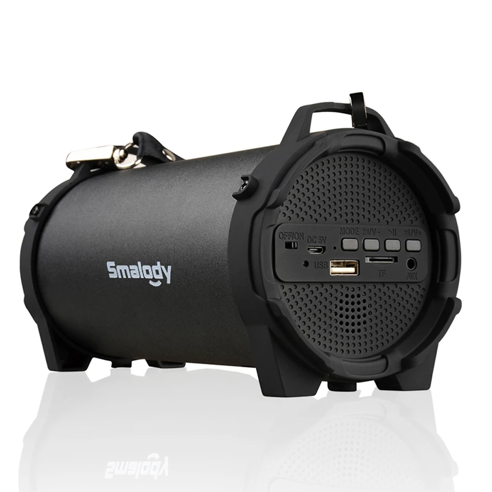 Беспроводная Bluetooth Колонка Smalody стерео сабвуфер 10 Вт с поддержкой FM радио TF