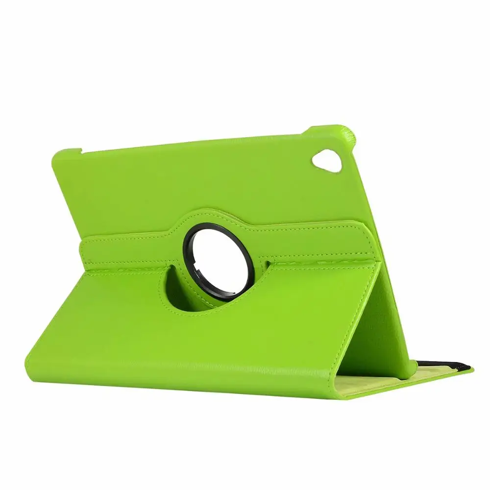 Green Кожаный смарт-чехол с поворотом на 360 градусов для huawei Mediapad M6 10,8 /M6 Pro 10,8 VRD-AL09 - Цвет: Green