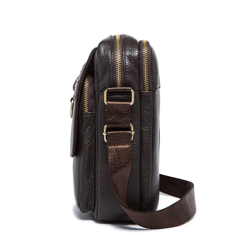 WESTAL Повседневная Сумка Мужская Натуральная Кожа Через Плечо Сумки Мужские