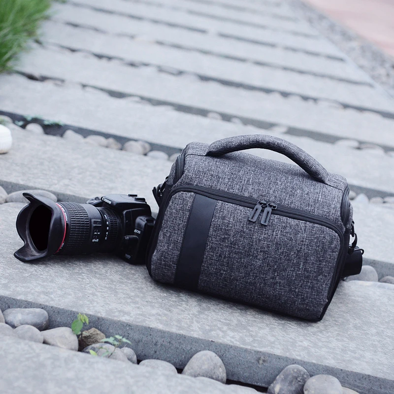 Сумка для камеры наплечный чехол Nikon D7500 D7200 D7100 D5600 D5300 D3400 D3300 Sony A7M3 A6300 A6500 Canon 1300D 750D