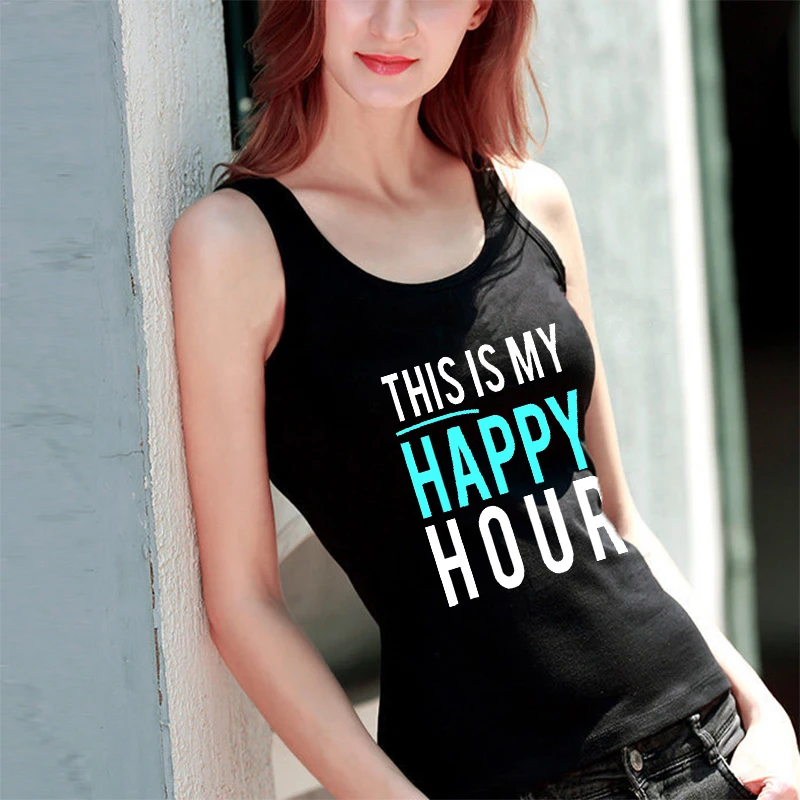 Lei SAGLY THIS IS MY HAPPY HOUR Женская тренировочная майка Топ Беговая майка с открытой спиной Женская Спортивная одежда для бодибилдинга летний топ