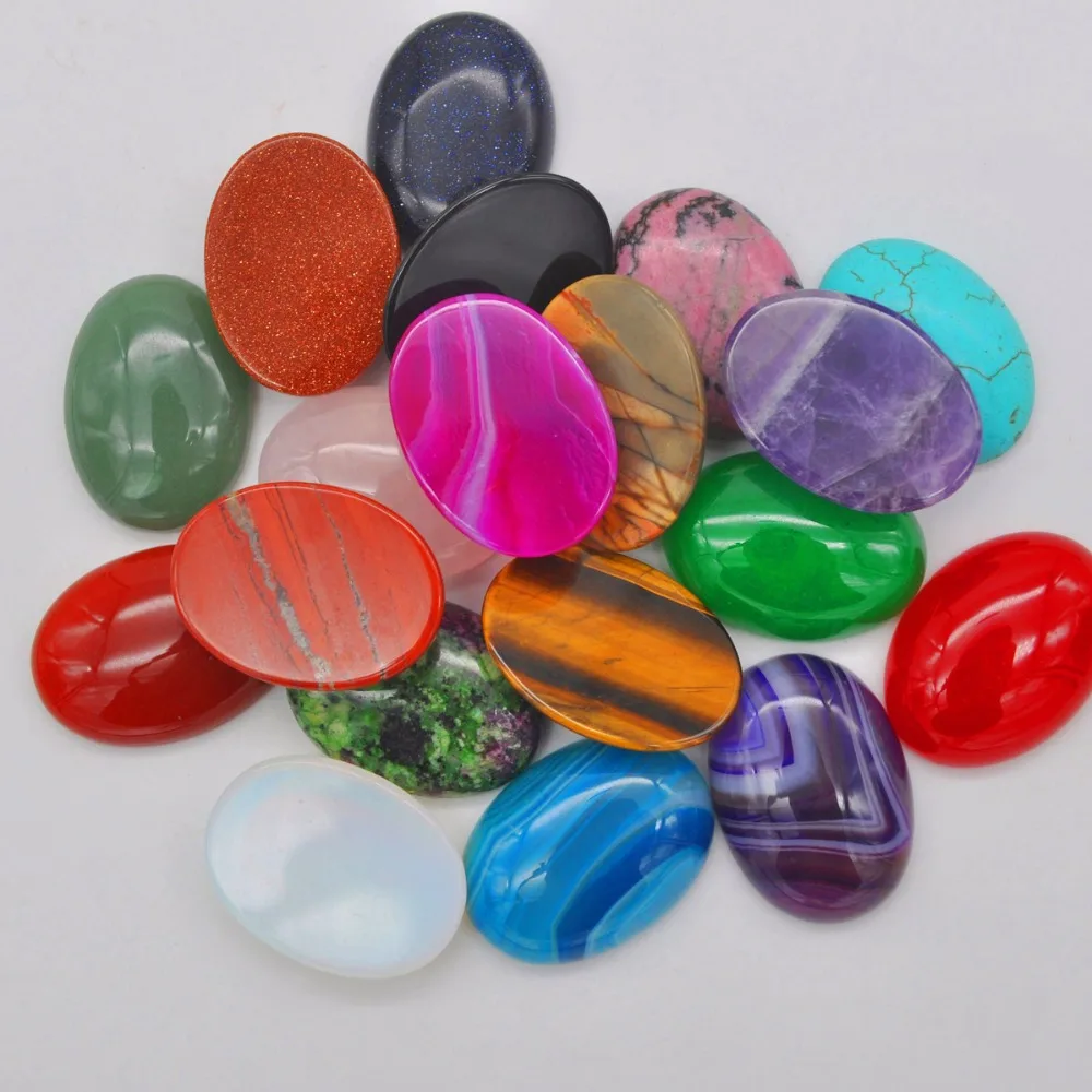 Тигерeye/Crystal/Rhodonite/Green Aventurine/Бразильский содалит/Песчаник/черный овальный кабошон