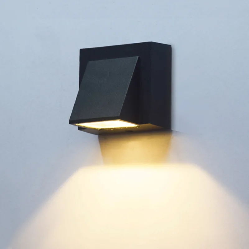 Наружный водонепроницаемый (IP65) алюминиевый настенный светильник Женский 3 Вт 5 6