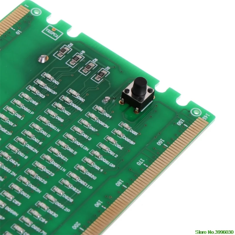 DDR4 Тестовая карта RAM слот для памяти из светодиодной настольной материнской платы Ремонт анализатор тестер