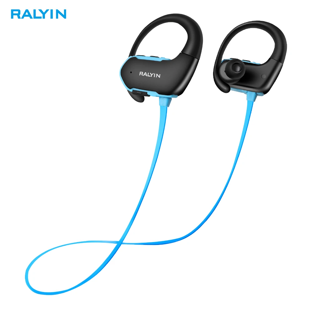Bluetooth наушники Ralyin водонепроницаемые с микрофоном и тканевым чехлом для iPhone