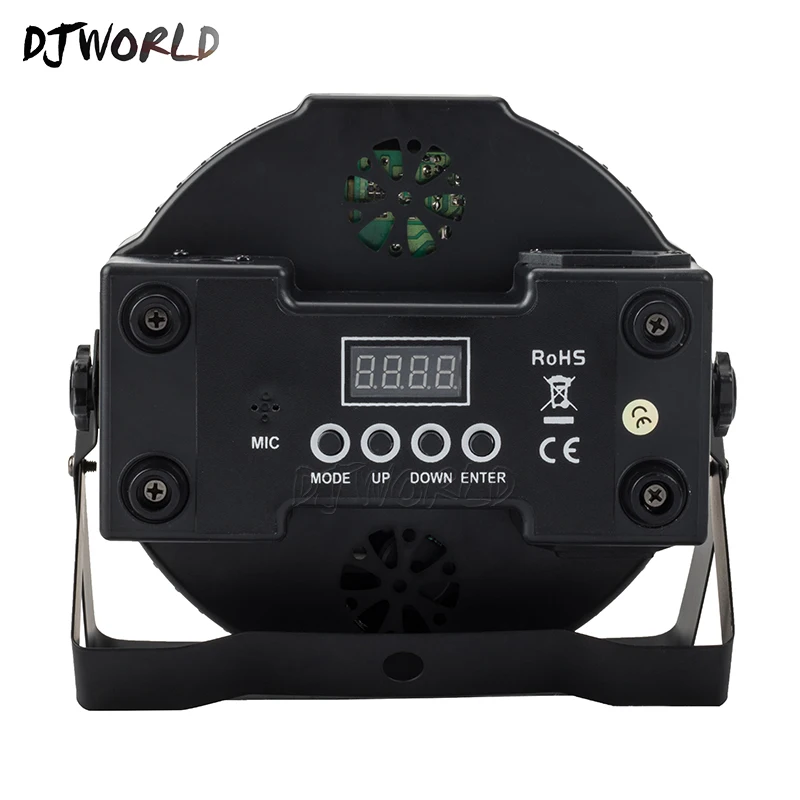 Djworld LED Par 7x18W RGBWA + UV 6 в 1 для профессиональных сценических светильник DMX512 световой