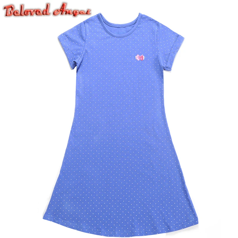 Baby Girls Summer Dress Kids Clothes 100%Cotton Unicornio Vestidos Bowknot Princess Dresses Children Costume Party Wear 1-13Yrs | Детская