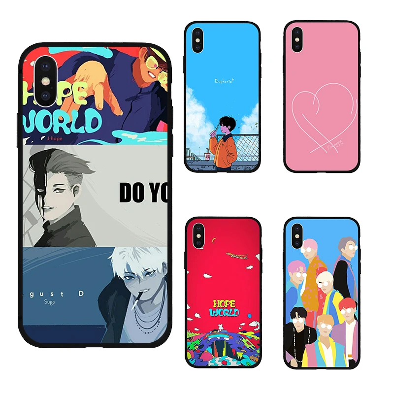 Чехол для телефона Euphoria Jungkook iPhone 6S 8 6 Plus XS силиконовый чехол X 7 Max|Чехлы-накладки| |