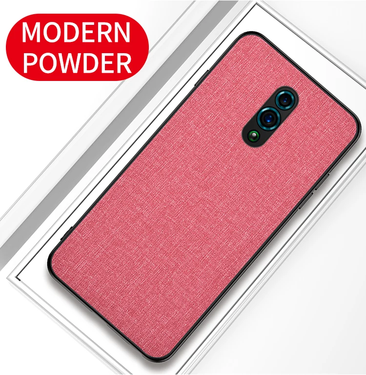 Чехол из мягкой ткани для OPPO Reno, жесткая задняя крышка из поликарбоната для OPPO realme 5 Pro Reno 2 Reno Z 2Z 10x zoom, чехол, деловой чехол, Funda