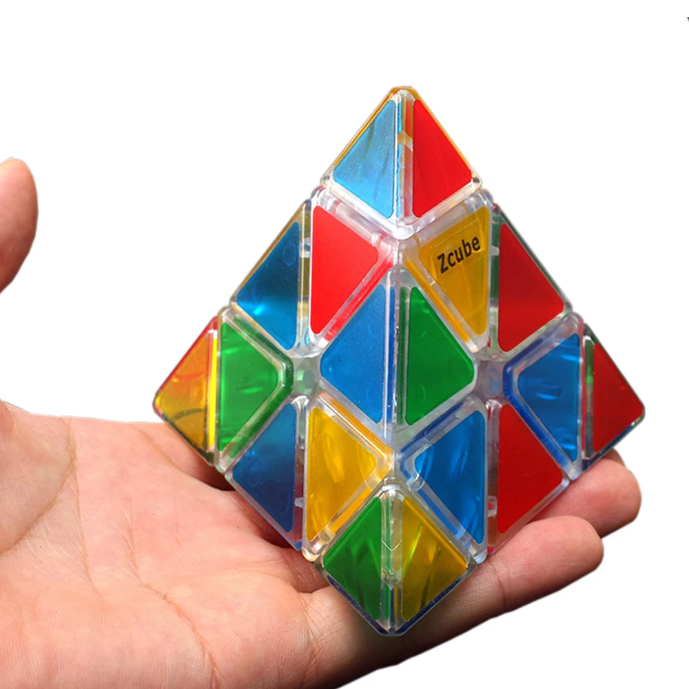 MF3RS Professional Speed MoYu' Cube 3*3*3 Lucid Pyramid Magic 3x3x3 Triangle for Kids Yj Cubo Megico Oiled Lubricant | Игрушки и