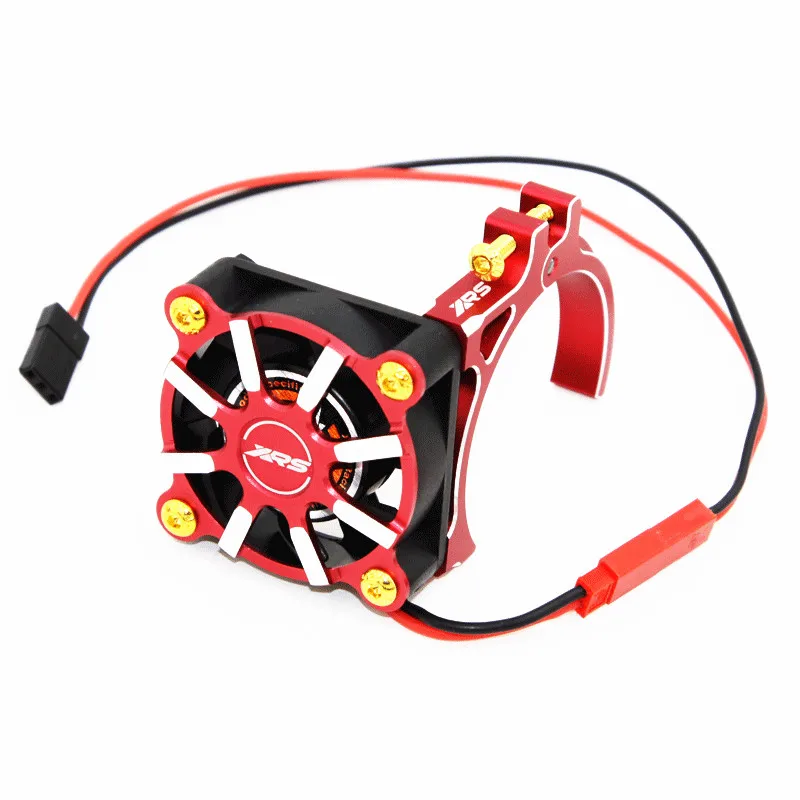 FATJAY XRSRACING RC 36-42 мм радиатор с высокой скоростью охлаждения вентилятора на станке alu сплав для RC 1/8 1/10 багги Грузовик автомобили двигатели - Цвет: 36mm Upgrade red