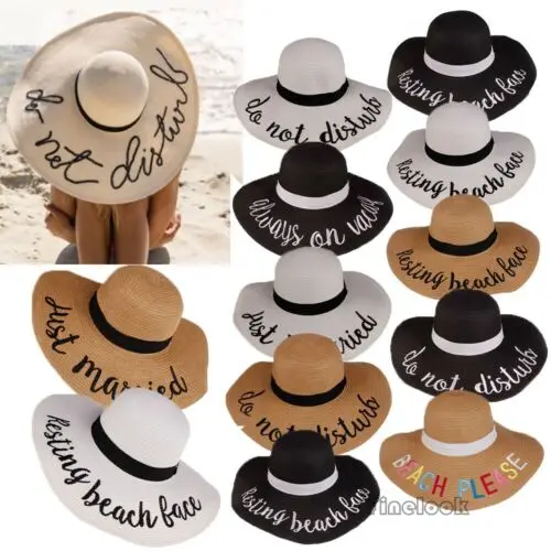 2019 Women Summer Beach Travel Bowknot Wide Brim Sun Hat Reversible Foldable Cap | Аксессуары для одежды