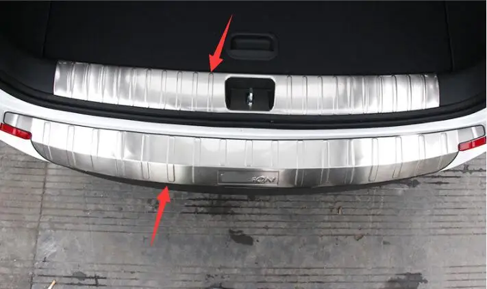 Выделенный в году для hyundai Tucson Добро пожаловать педаль задняя защитная накладка бампер заднего бампера педаль Модифицированная