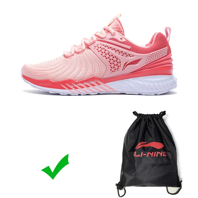 Li-Ning/женские кроссовки LN CLOUD V2 с подушкой, для бега, с поддержкой ТПУ, с ультра оболочкой, спортивная обувь, кроссовки ARHP008 SJFM19 - Цвет: ARHP008-4H