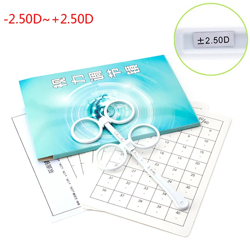 Bigger Size 0.50D To 4.00D Optical Flipper Optometry Plastic Flip For Lens Confirmation Test With Case | Красота и здоровье
