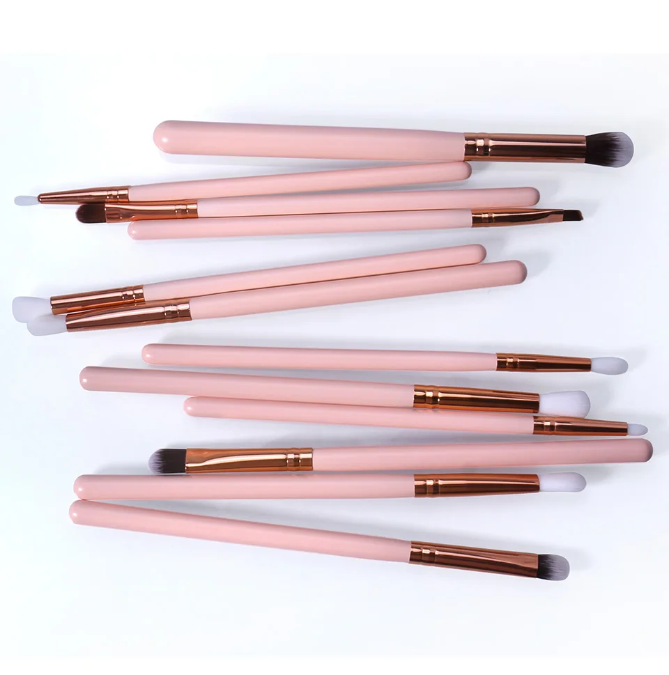O.TWO.O 12 шт. глаз Кисти Набор Make up Tool Kit для глаз Eye Liner Shader натуральный-синтетические волосы