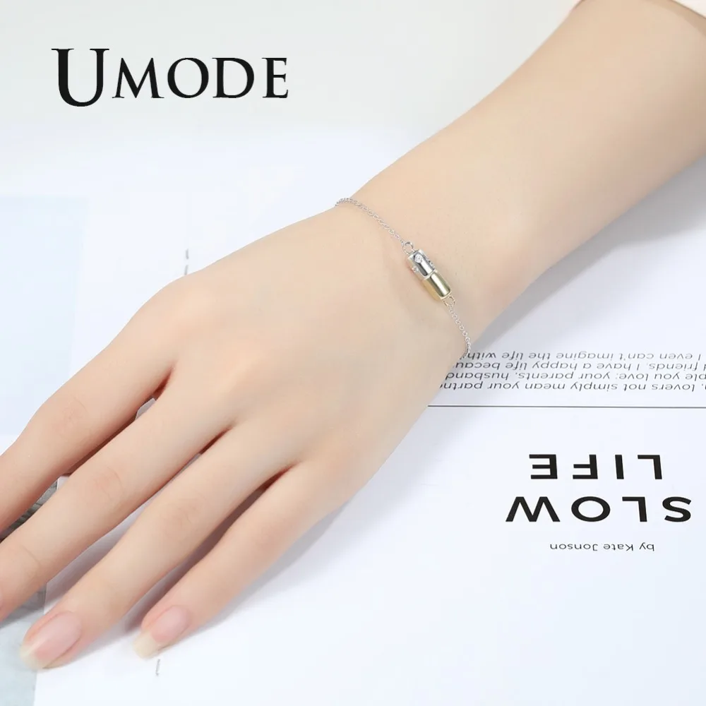 UMODE, новинка, модный 925 пробы, серебряный браслет для женщин, ювелирное изделие, браслеты для женщин, элегантные аксессуары для невесты, ULB0119