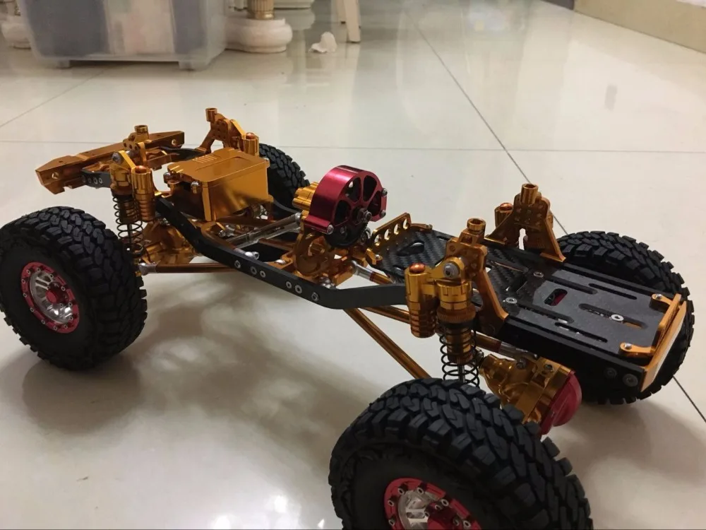 Высококачественный полностью металлический станок с ЧПУ SCX10 ROCK CRAWLER масштаб 1:10