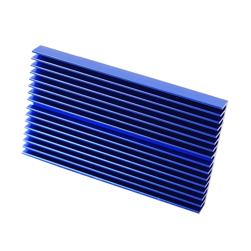 Новый радиатор 100*60*10 мм DIY IC алюминиевое охлаждающее ребро | Компьютеры и офис