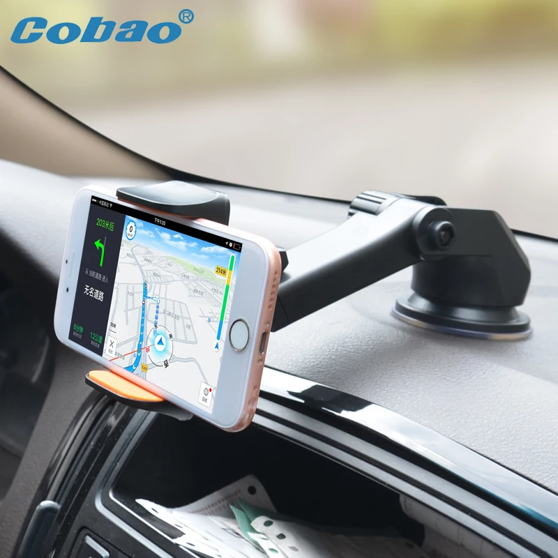Автомобильный держатель для телефона Cobao для iPhone 7, автомобильный держатель для мобильного телефона на лобовое стекло, подставка, держатель для мобильного телефона, смартфона, автомобильный держатель