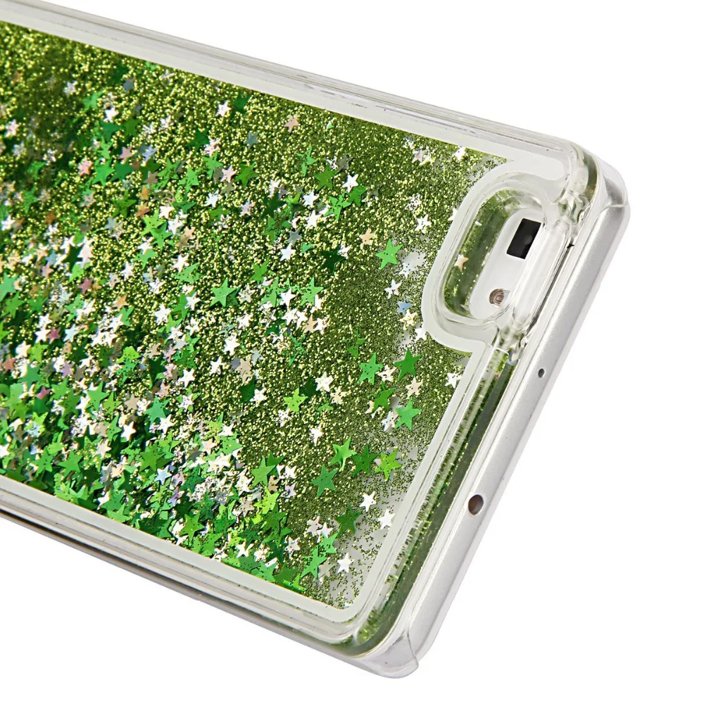 Новый динамический течет жидкость плавающей с сияющими блестками сверкают