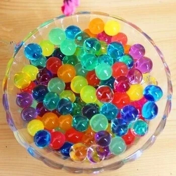 100 шт. жемчужные хрустальные Водяные Шарики для почвы волшебные желейные шарики
