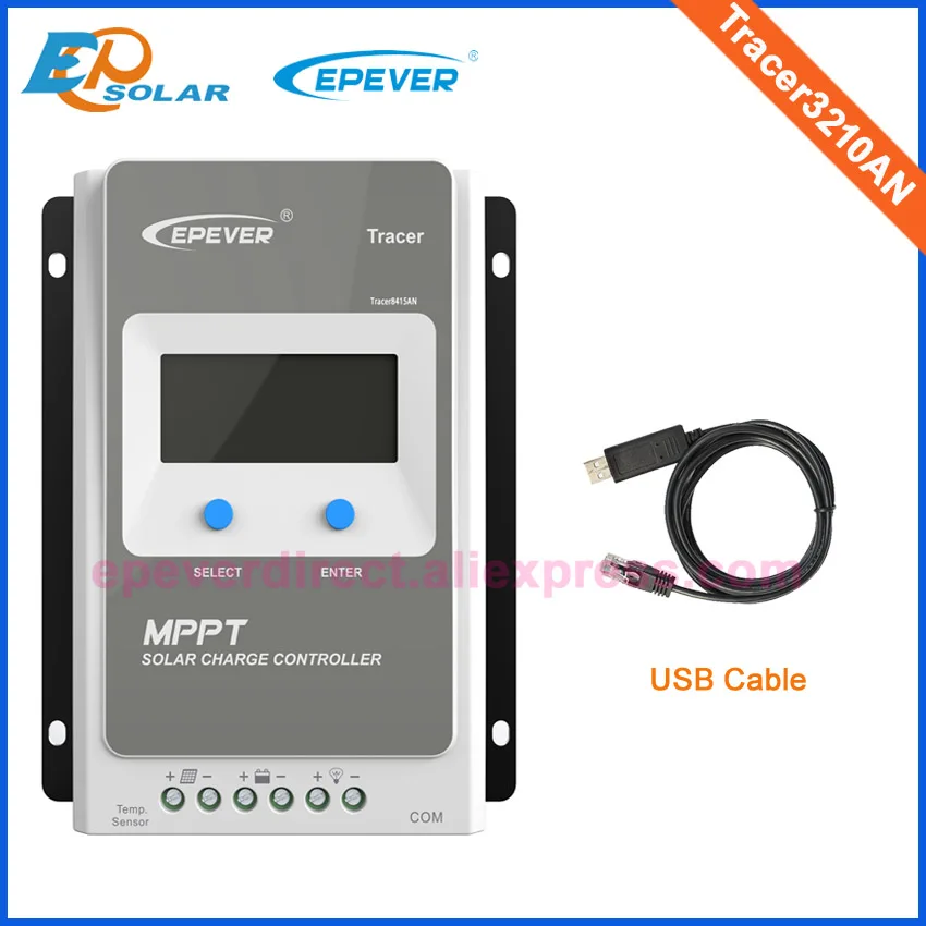 Tracer3210AN контроллер с USB кабель связи contect ПК программного обеспечения MPPT 30A 30 Ампер