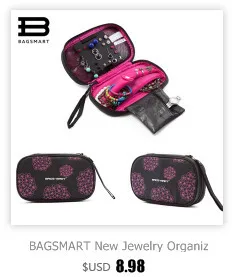 BAGSMART, водонепроницаемая косметичка, большая, для женщин, для путешествий, косметичка, сумка для хранения, Многофункциональный Органайзер