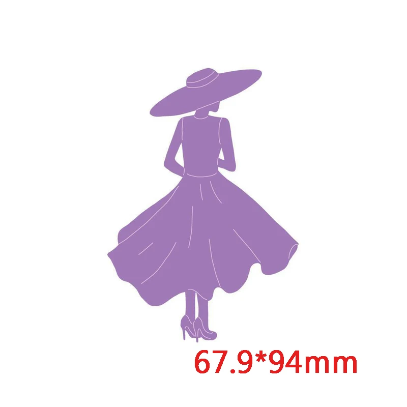 Металлические штампы с изображением прекрасной женщины трафареты для