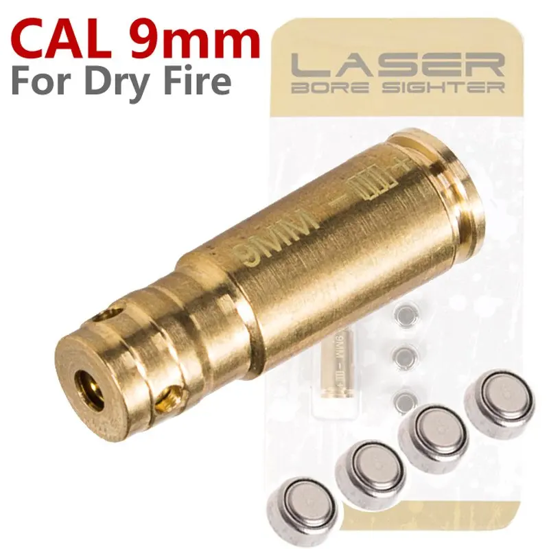 AUKMONT Brass Boresight CAL Cartridge Bore Sighter Red Dot Laser Scope Hunting Ammo Bullet | Спорт и развлечения