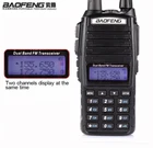 Портативная двухсторонняя радиостанция 10 км CB любительская радиостанция для Vhf Uhf Двухдиапазонная UV 82 UV82 Baofeng