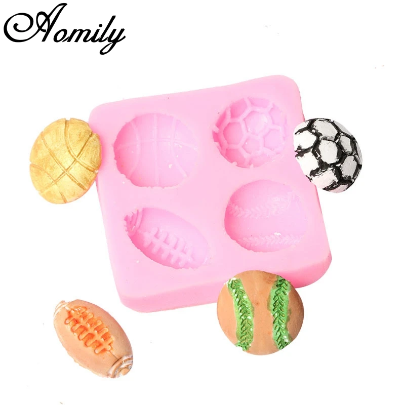 Aomily футбол баскетбол регби бейсбольная форма искусственная кухня Украшение