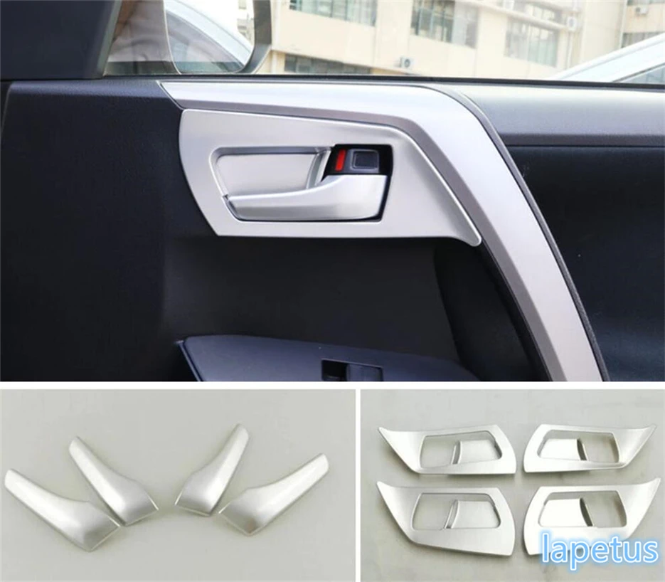 Внутренняя ручка двери Lapetus декоративные наклейки для отделки 8 шт. ABS TOYOTA RAV4 RAV 4 2016