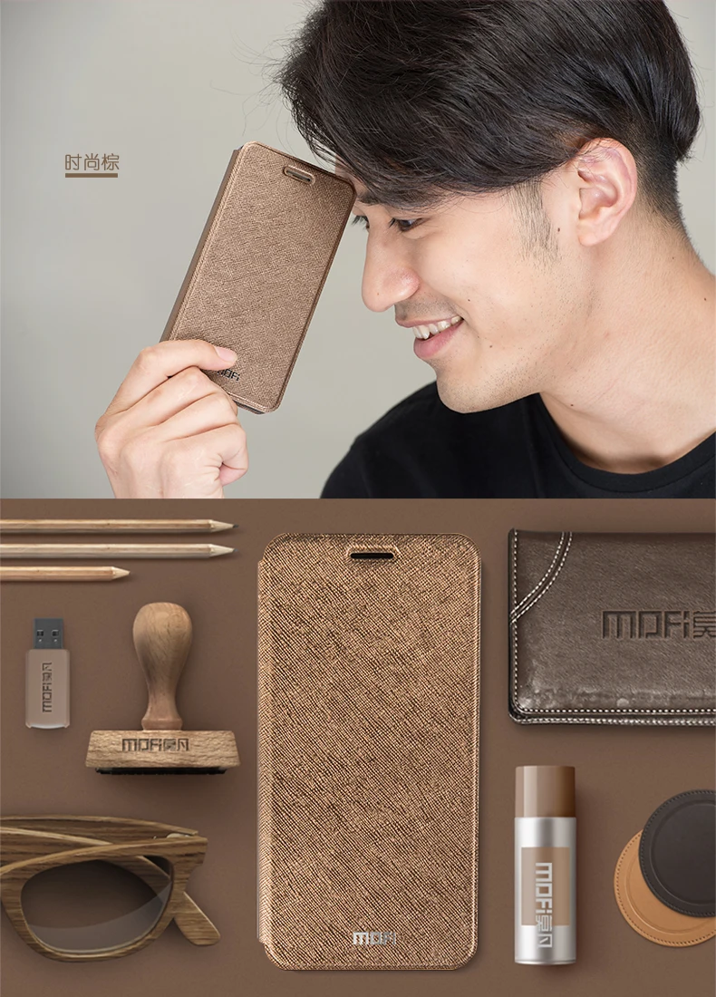 Mofi тонкий флип-чехол s для Xiaomi Redmi Note 5 Pro Redmi Note 5 6 7 чехол из искусственной кожи+ чехол из термополиуретана и силикона чехол для телефона