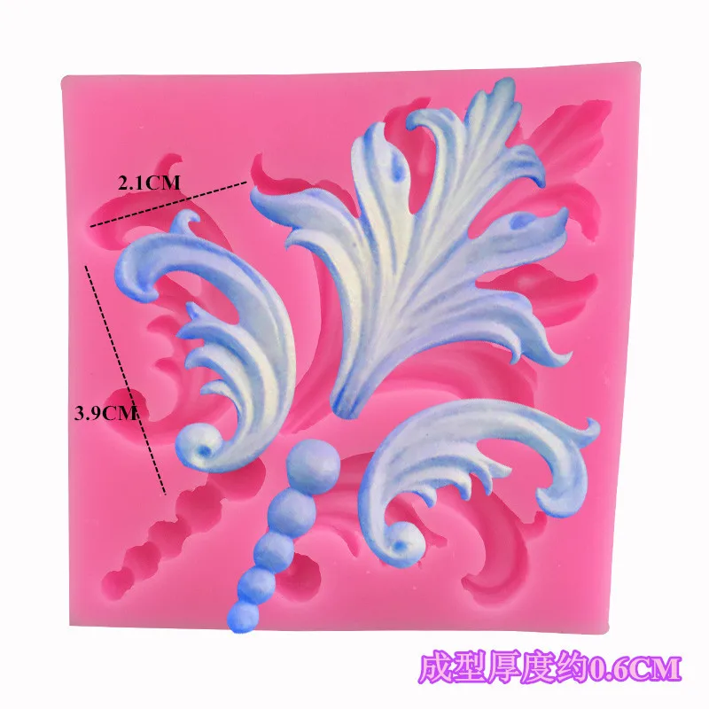 Бесплатная доставка штамп для жемчуга и листьев украшение торта мастикой