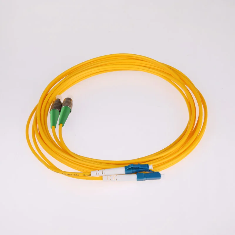 FC/APC к LC/UPC оптоволоконный Соединительный шнур джемпер двойной ftth catv 3 5 10 15 20 м