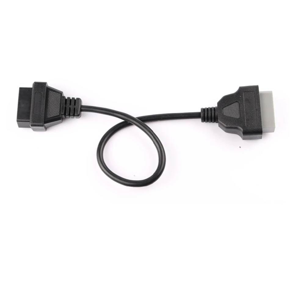 Лучше всего подходит для N-issan 14-контактный 14Pin мужской to OBD OBD2 OBDII DLC 16 контактный