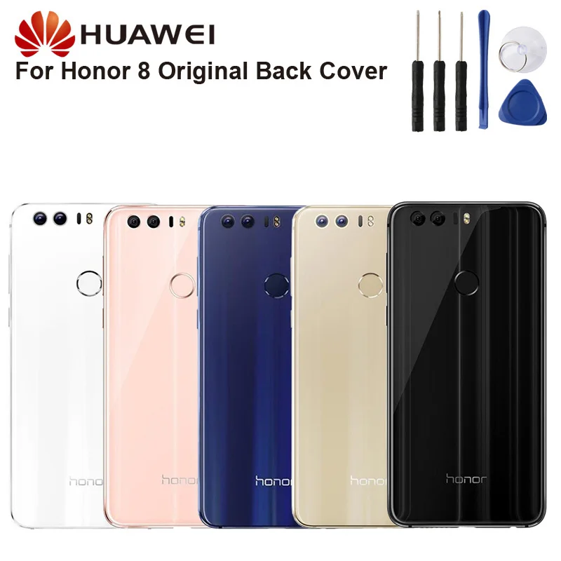 Оригинальная задняя крышка из стекла для huawei, чехол для huawei Honor 8, FRD-AL00, задняя крышка для задней двери, Защитные чехлы для телефонов