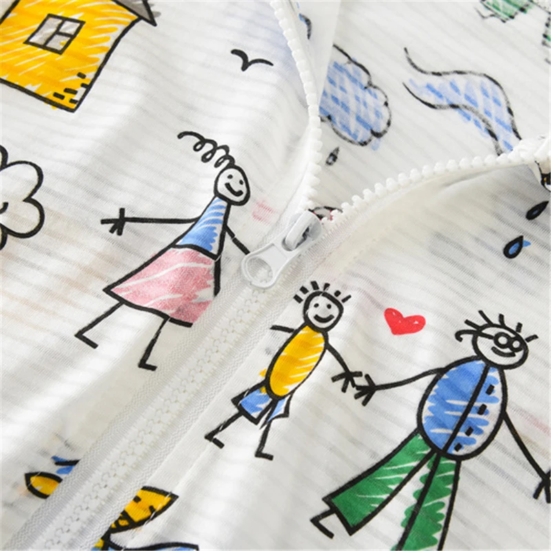 Куртки для мальчиков и девочек Детская ветровка Одежда защиты от солнца Детские