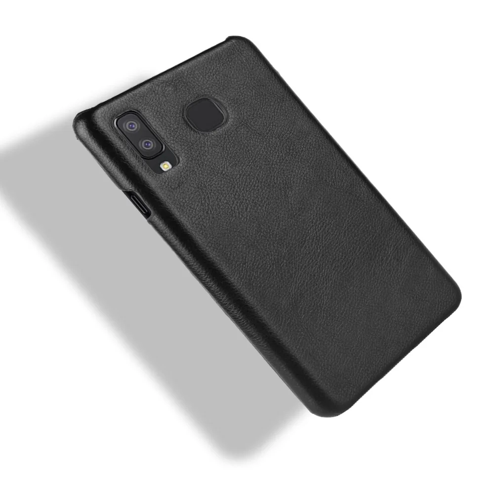 For Samsung Galaxy A8 Star Case Super Classic Ultra Slim Leather Texture Hard PC Back Cover Business Shield Retro Phone Shell |