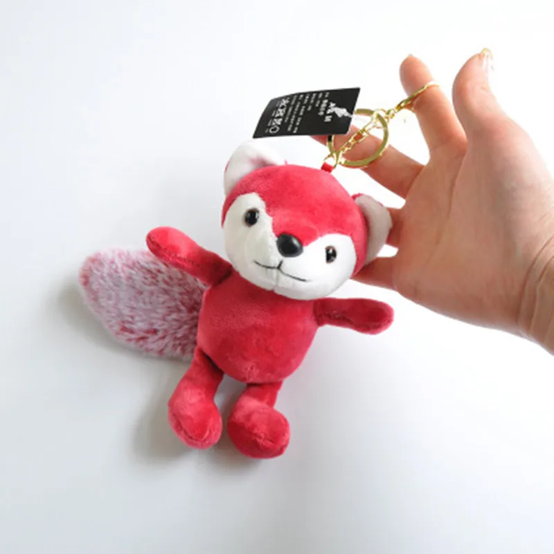 1 шт 20 см духи запах плюшевый волк брелок в виде кукол Пушистый игрушки держатель