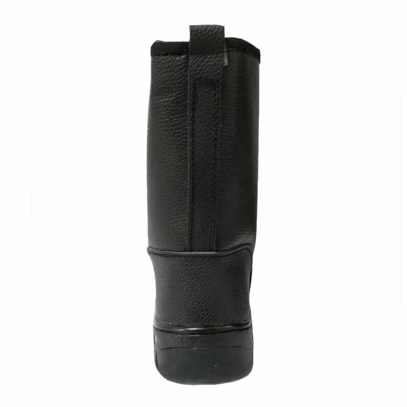 Мужские модные теплые плюшевые ботинки со стальным носком рабочая безопасная