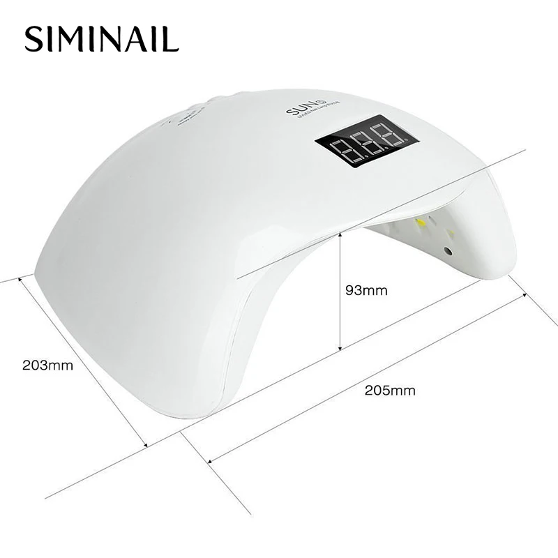 SIMINAIL Sun5 48 Вт мощная УФ светодиодная лампа для сушки ногтей машина может заменить светодиодный s отверждения строитель 48 Вт со съемным дном