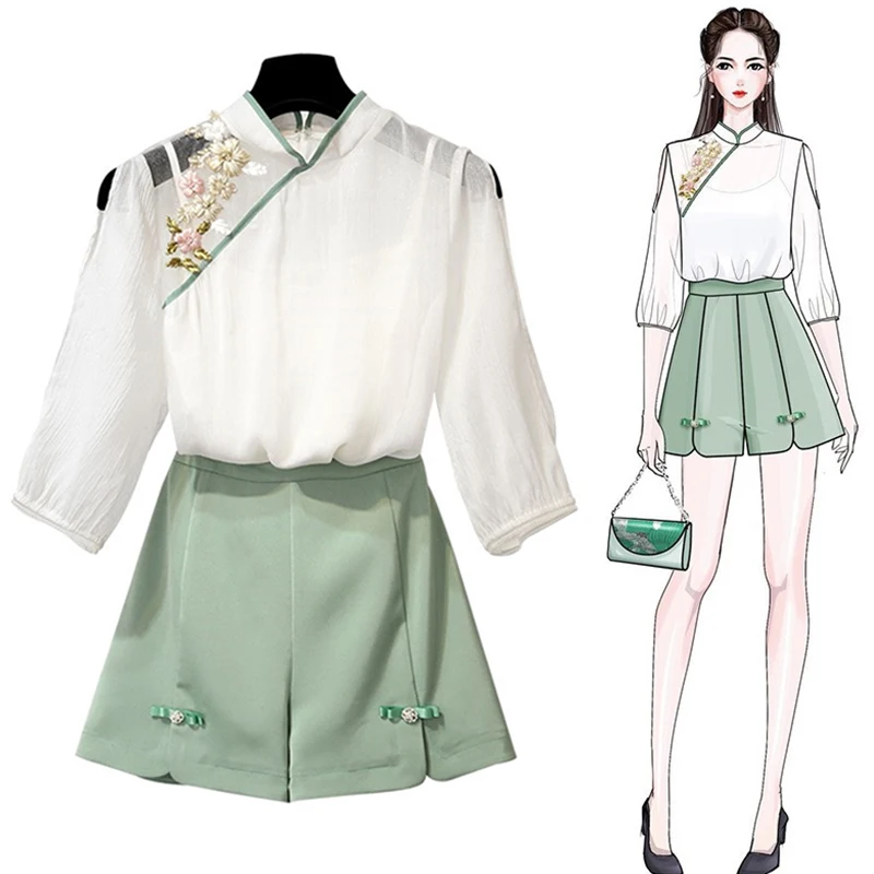 Trytree/летний женский комплект из трех предметов повседневные топы с цветочной