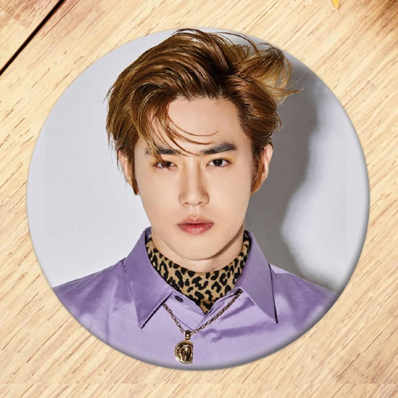 KPOP EXO 5-й альбом "DONT MESS UP MY TEMPO" брошь Кнопка значок аксессуары для одежды шляпа украшение для рюкзака