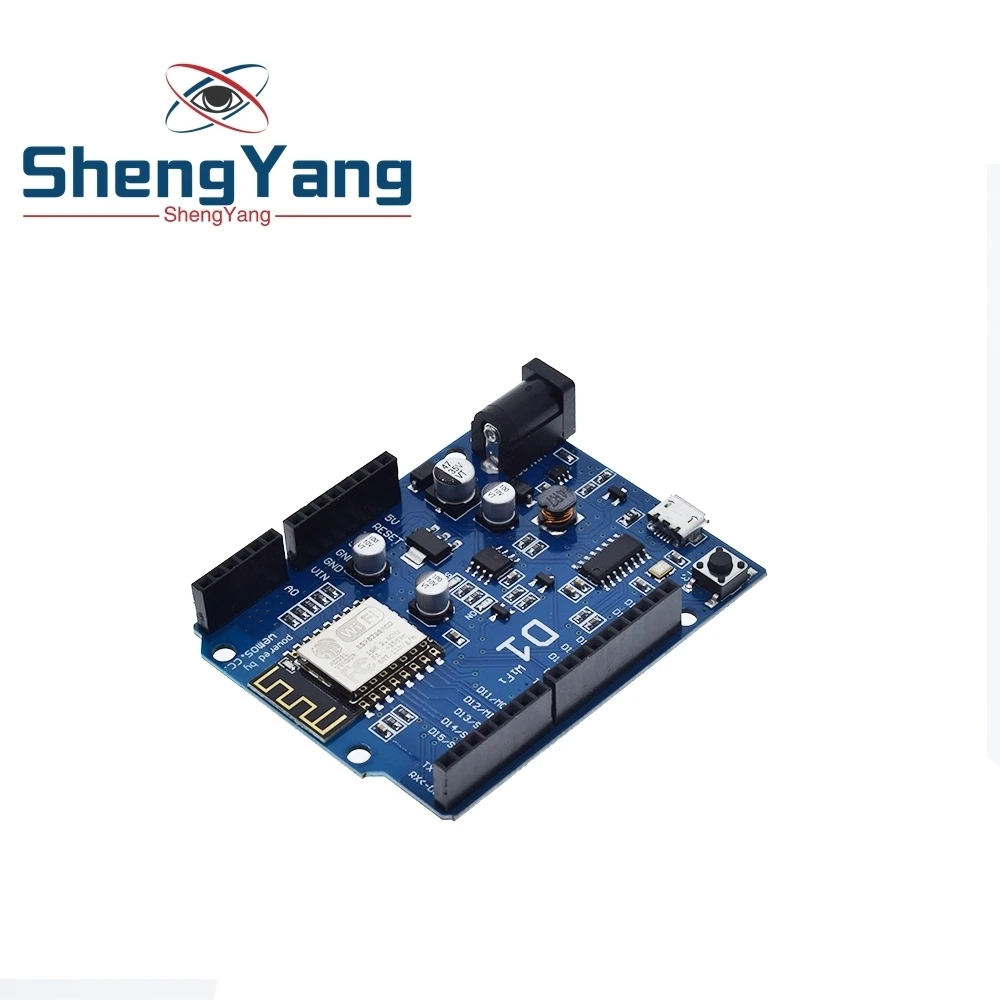 WeMos D1 CH340 CH340G WiFi макетная плата ESP8266 ESP-12 ESP-12E модуль для Arduino IDE UNO R3 Micro USB ONE 3,3 v 5v 1A