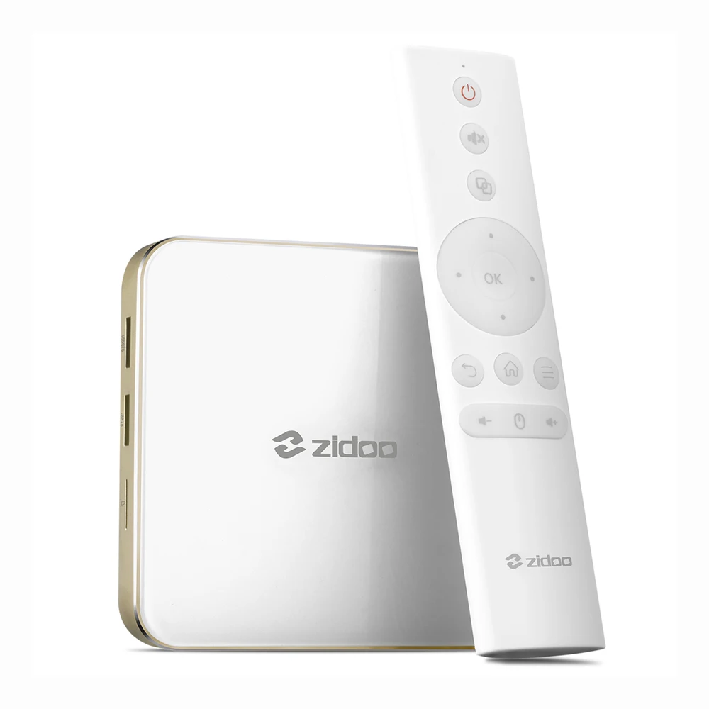Бесплатная DHL ZIDOO H6 PRO Android нуга 4 K 10Bit HDR ТВ коробка DDR4 2 Гб eMMC 16 GB ac WI FI 1000 M LAN PK MINIX|tv