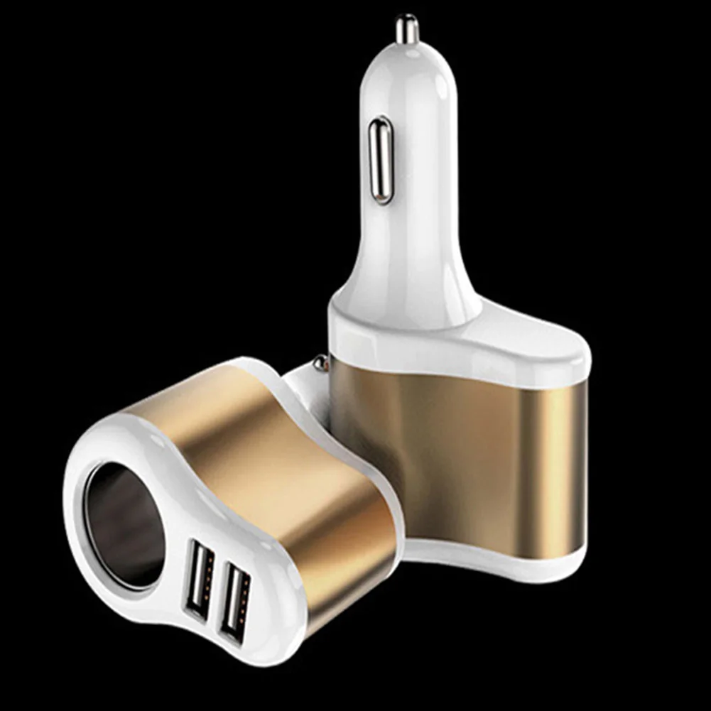 Двойной USB автомобильный прикуриватель гнездо разветвитель зарядное устройство